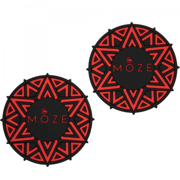 Moze Getränkeuntersetzer (2er Set) - Red