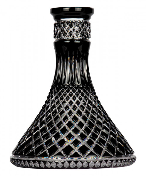 Caesar Crystal Cone - Crown Cut - Black