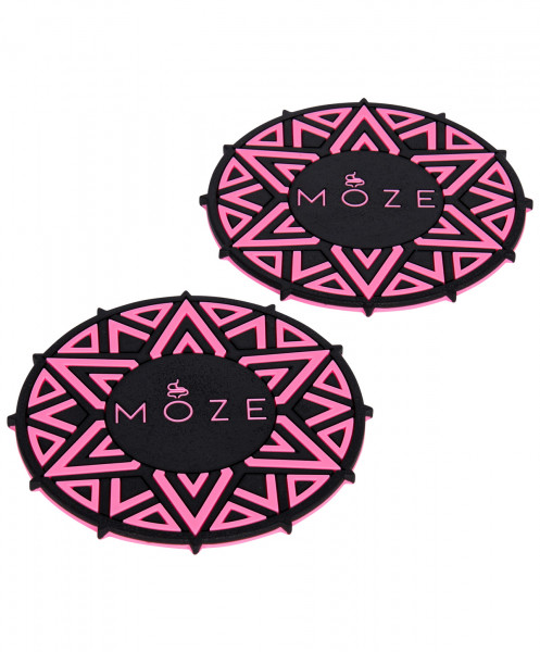 Moze Getränkeuntersetzer (2er Set) - Pink