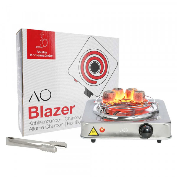 AO Blazer Premium Edelstahl Kohleanzünder 1000W